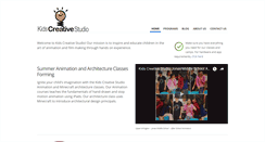 Desktop Screenshot of kidscreativestudio.org